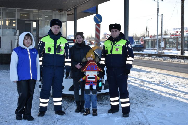 Мечта первоклассника из Верхнеуслонского района осуществилась на посту ДПС