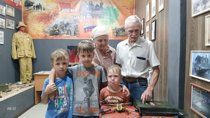 Супруги Матросовы из Верхнего Услона посетили «Музей нашей памяти»