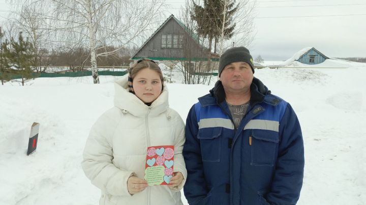 Кильдеевцы получили открытки с комплиментами от работников СДК