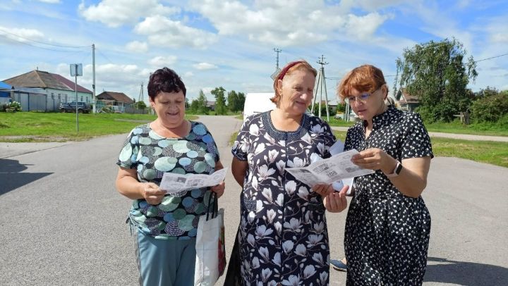 В Кильдееве провели акцию для пожилых под девизом «Алтын еллар»