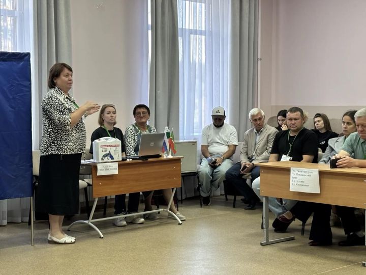 В Верхнеуслонском районе прошла тренировка по действиям в ЧС на выборах