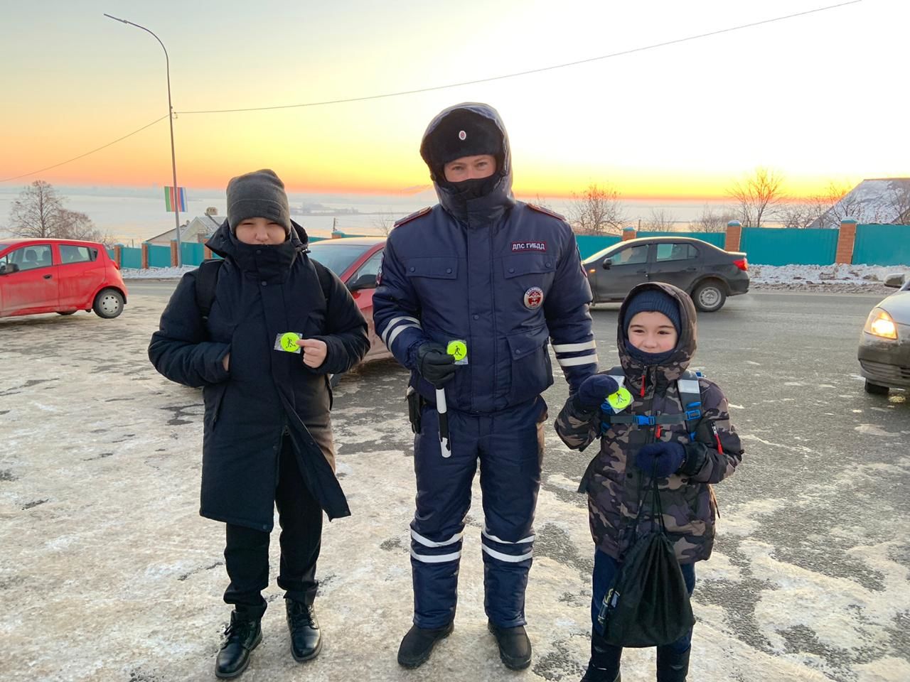 В Верхнеуслонском районе прошла акция ГИБДД "Стань заметней!"