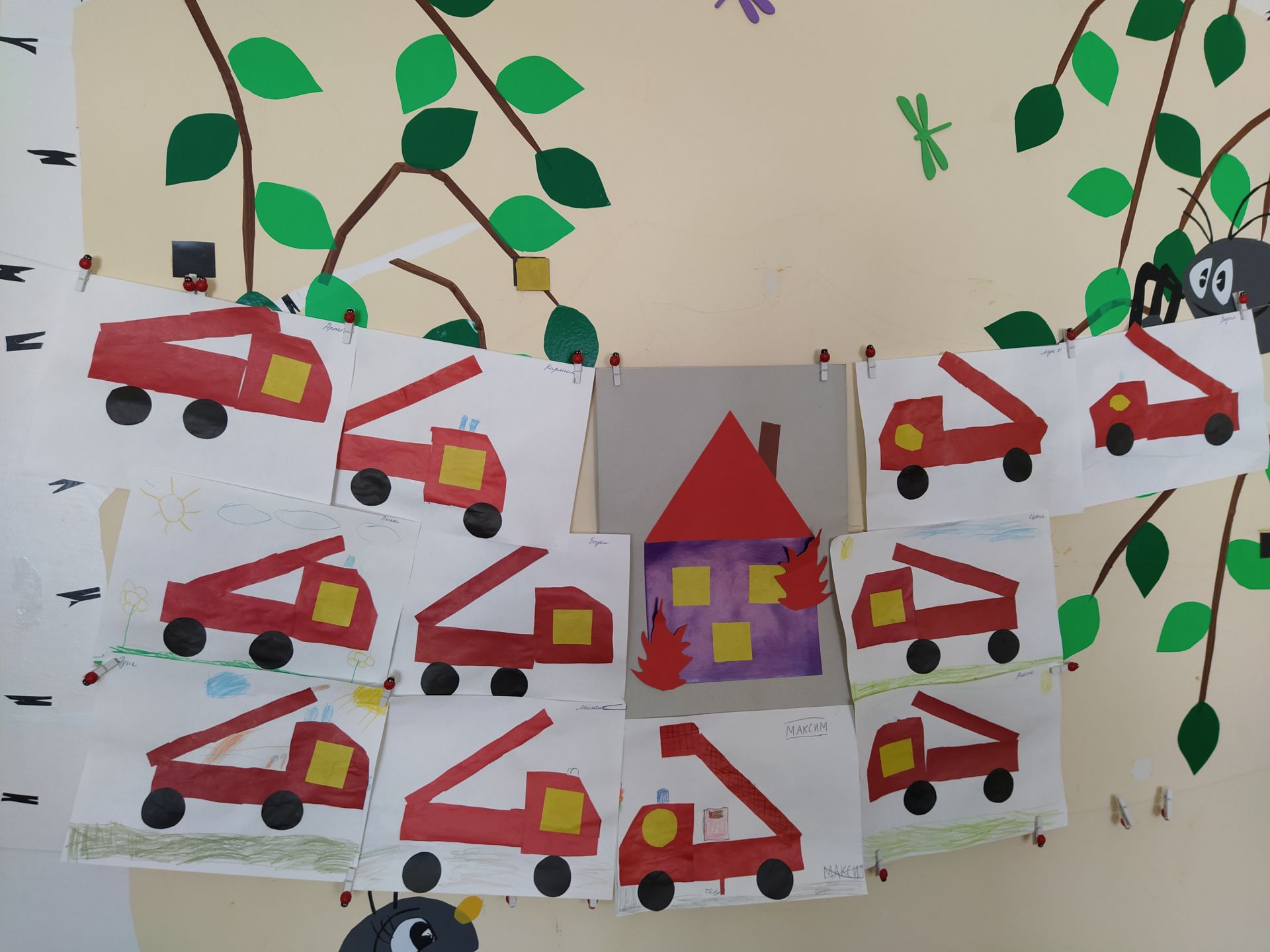 В Кураловском детском саду прошло занятие по пожарной безопасности