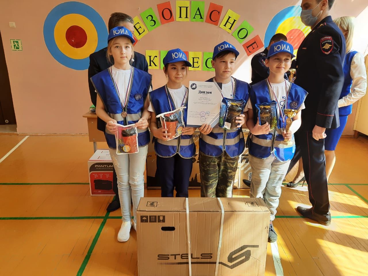Отряд ЮИД из Набережных Моркваш стал победителем районного этапа конкурса "Безопасное колесо"