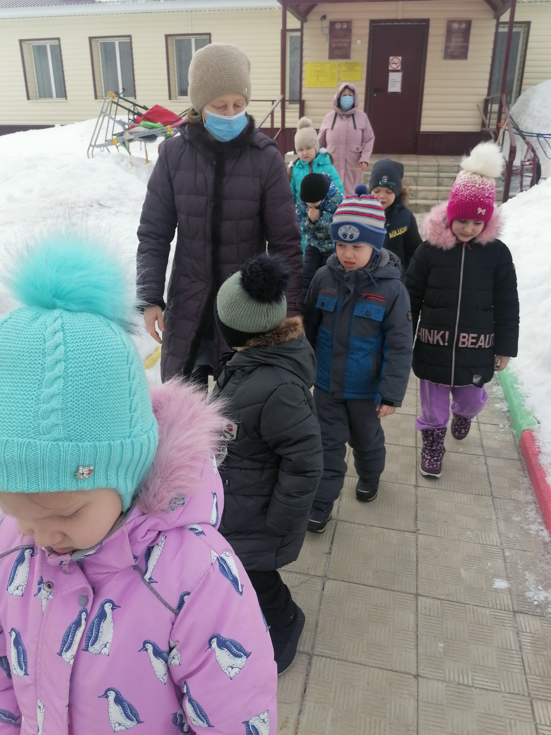 В Шеланговском детском саду прошла учебная эвакуация
