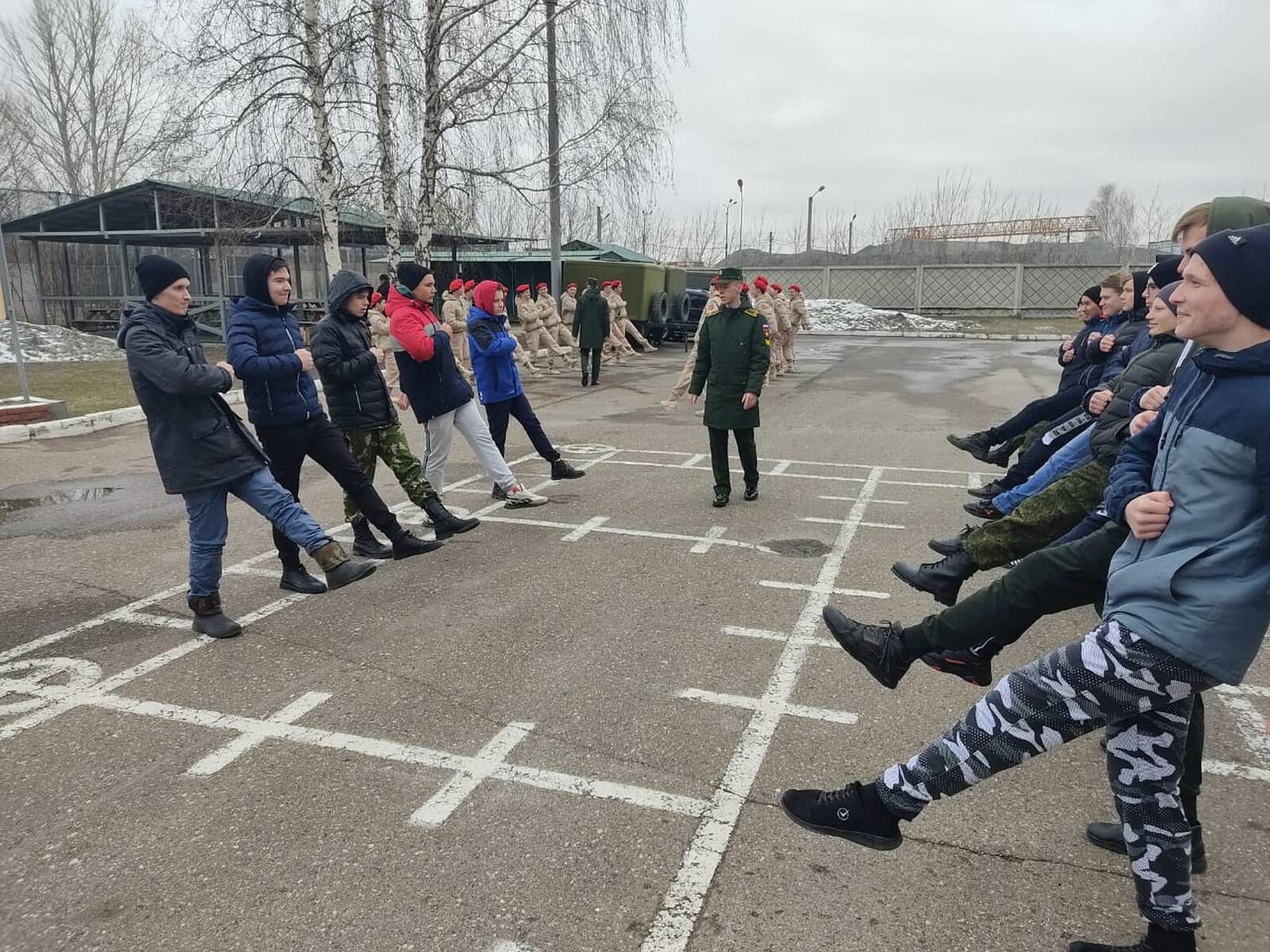 В Центре "Патриот" проходят учебные сборы по основам военной службы