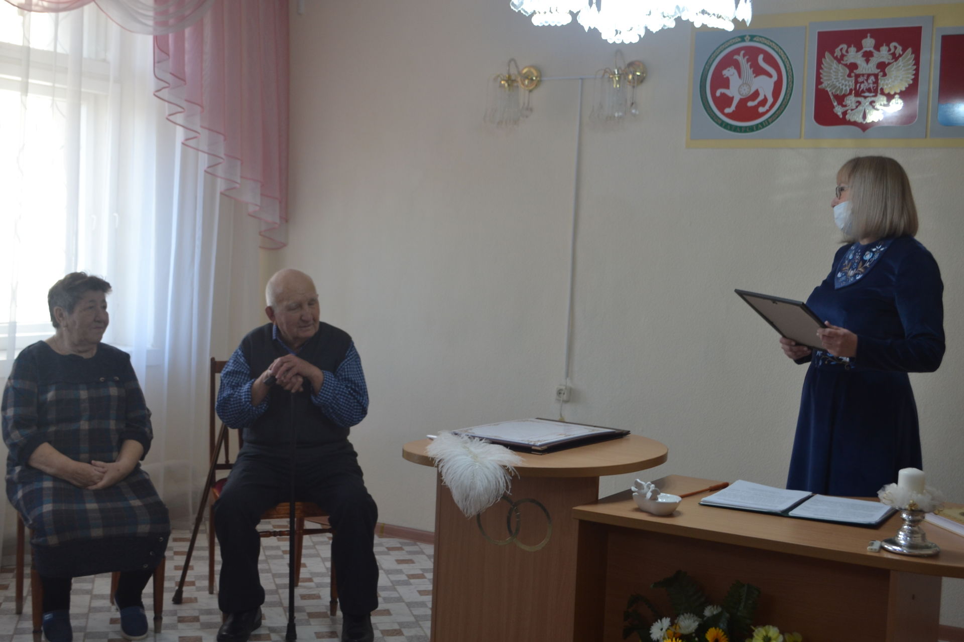 Супруги Хабибуллины из Уланова отметили 55 лет совместной жизни