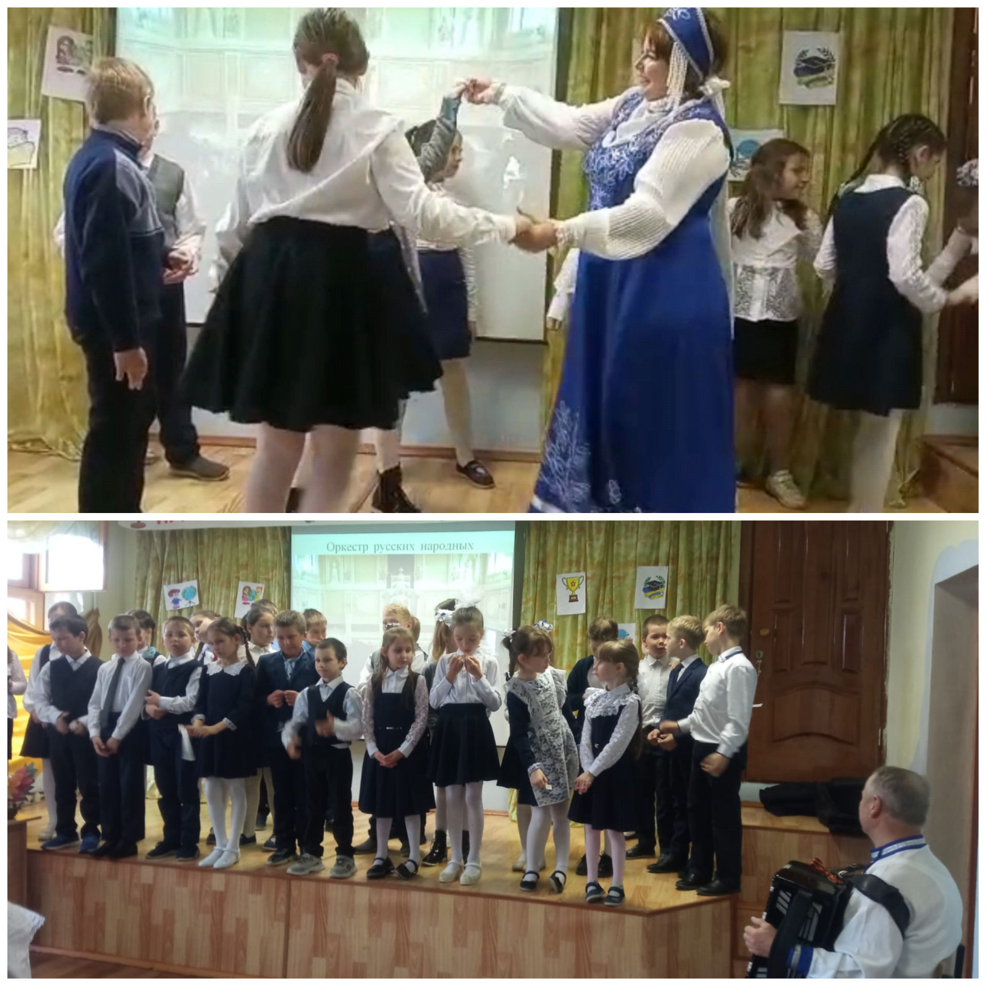Коргузинских школьников познакомили с русскими народными инструментами