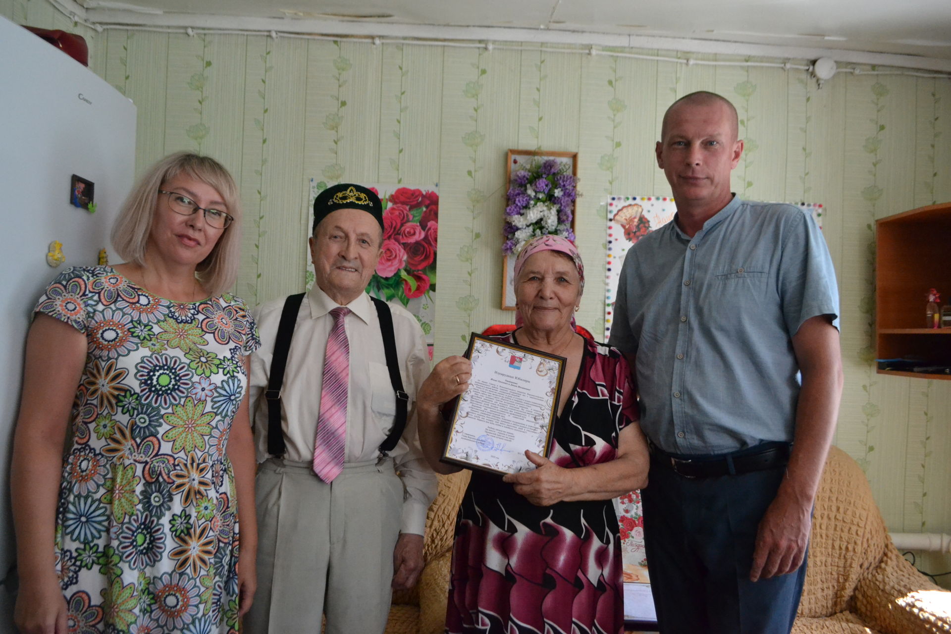 55 лет совместной жизни отметили супруги Шагеевы из Введенской Слободы
