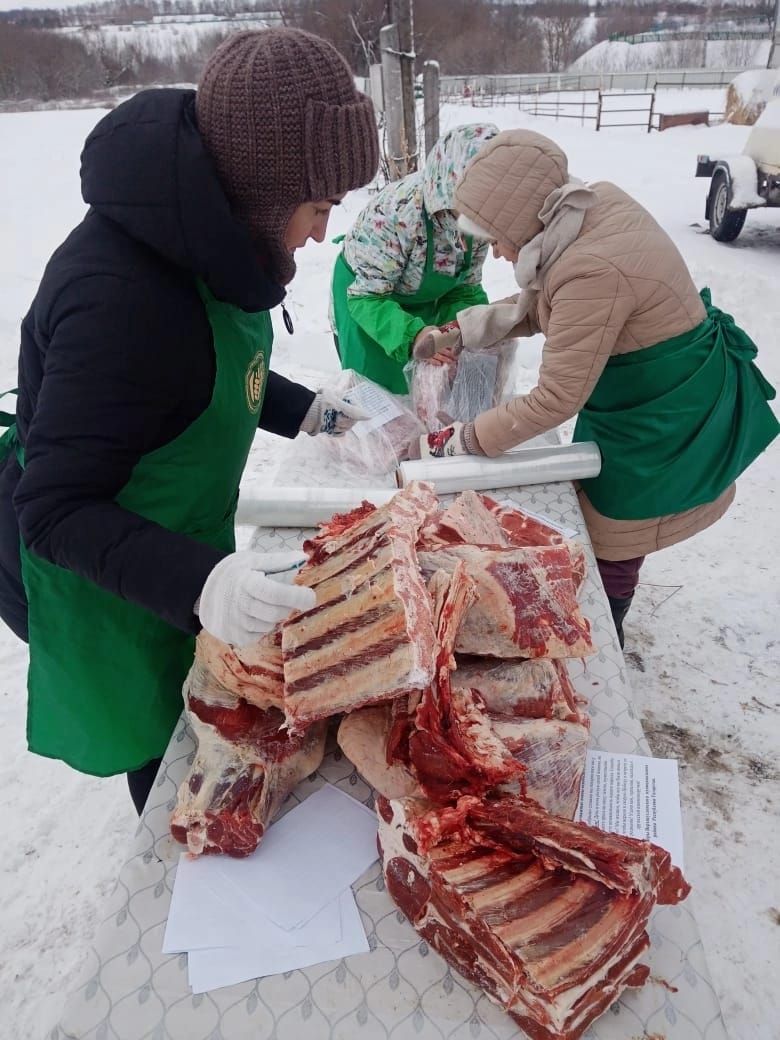 Шушы көннәрдә безнең район МХО зонасына чираттагы гуманитар ярдәм партиясен җибәрде