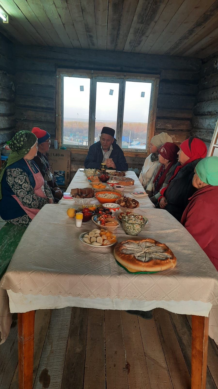 В строящейся мечети деревни Янги Болгары прошел ифтар