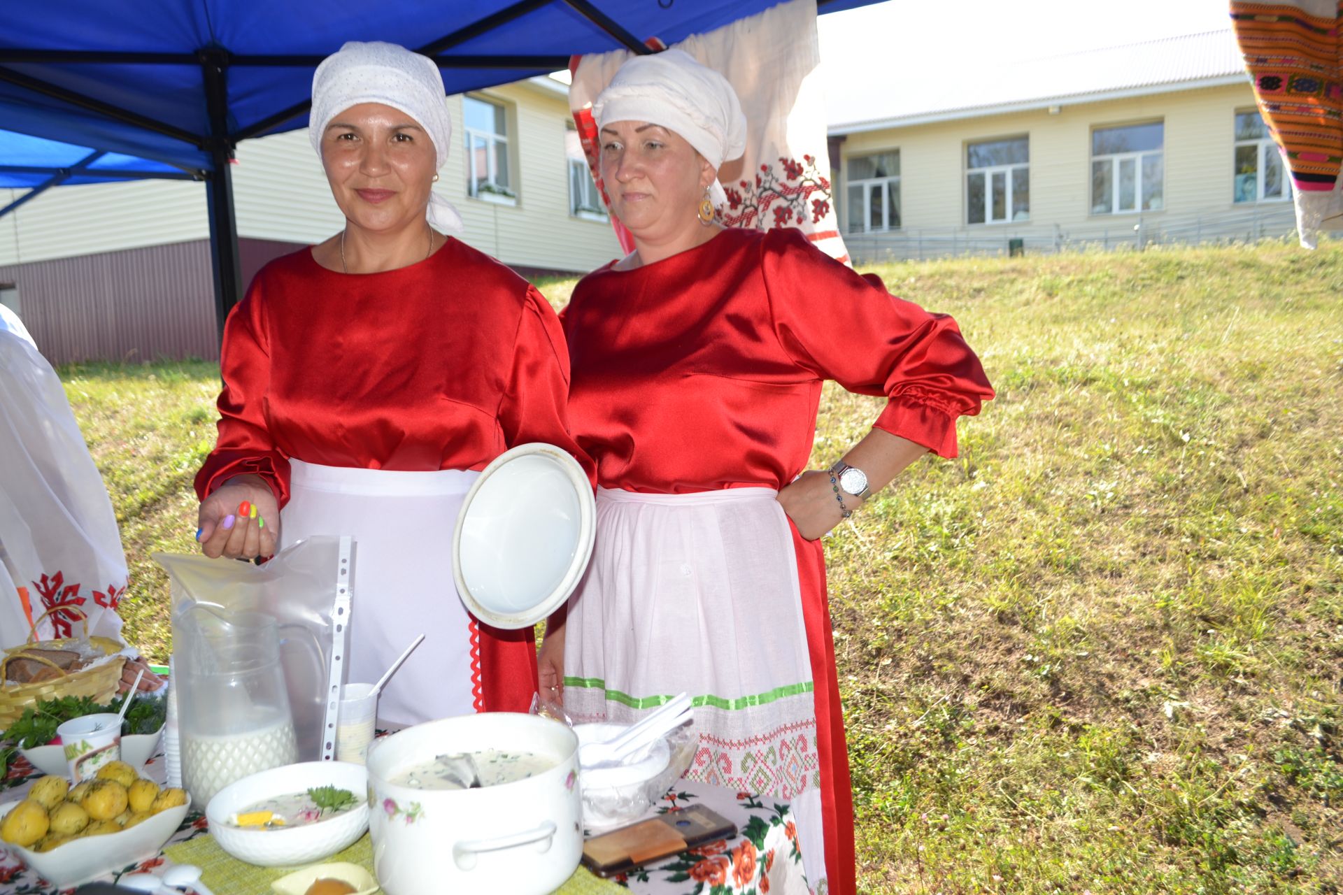 В Набережных Морквашах прошел первый в районе фестиваль окрошки