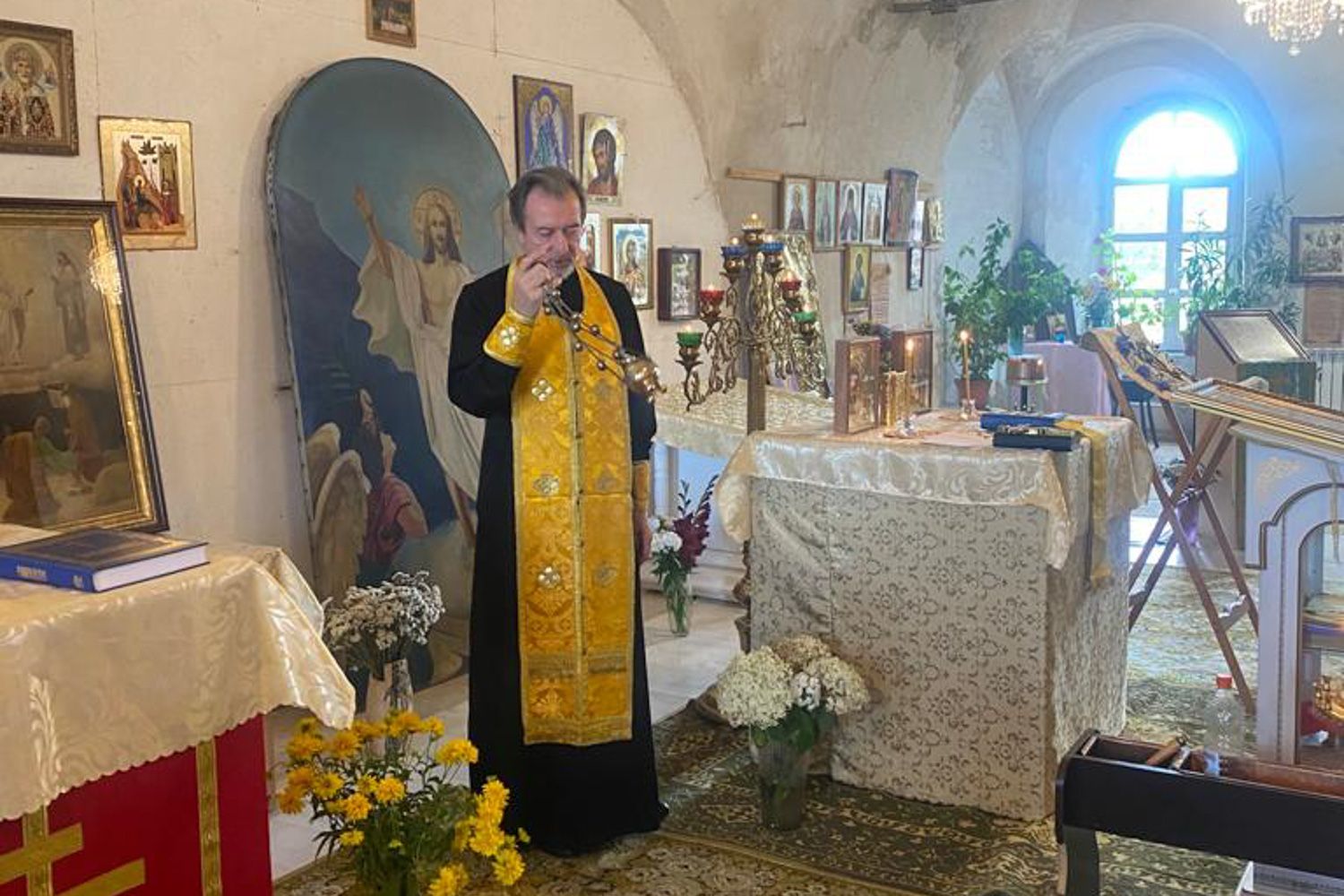 В Преображенском храме в селе Юматово совершён молебен