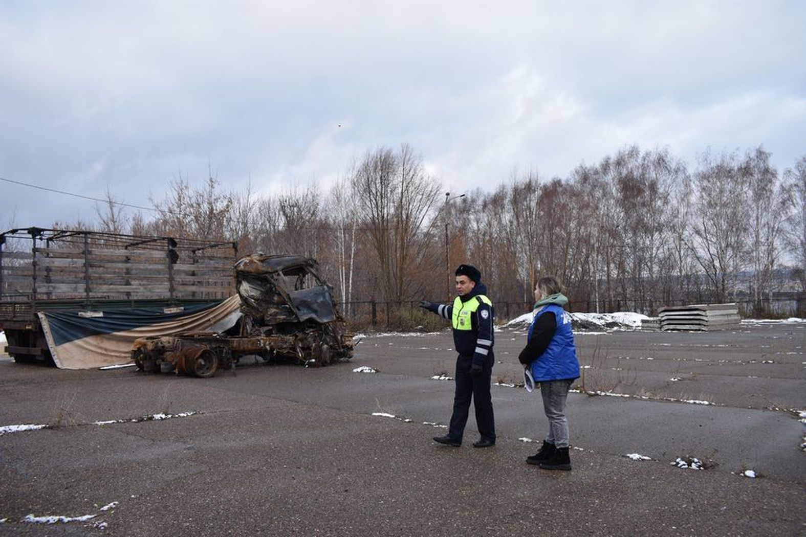 Верхнеуслонским подросткам показали «кладбище автомобилей»