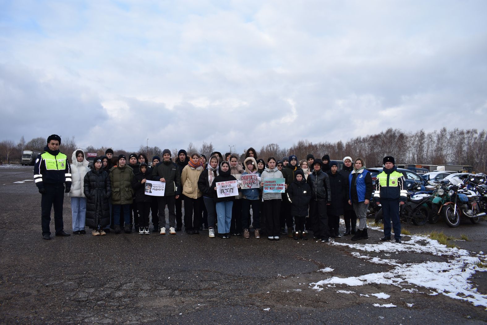 Верхнеуслонским подросткам показали «кладбище автомобилей»