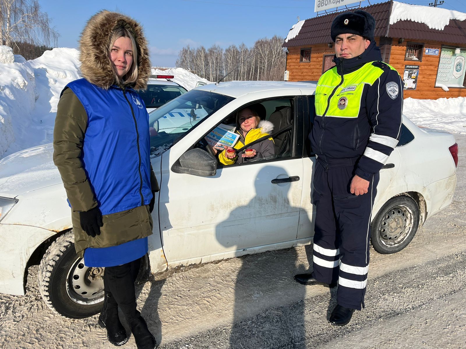 В Верхнем Услоне прошла акция «С любовью к ПДД»