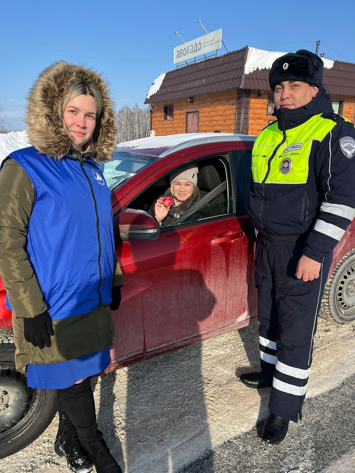 В Верхнем Услоне прошла акция «С любовью к ПДД»