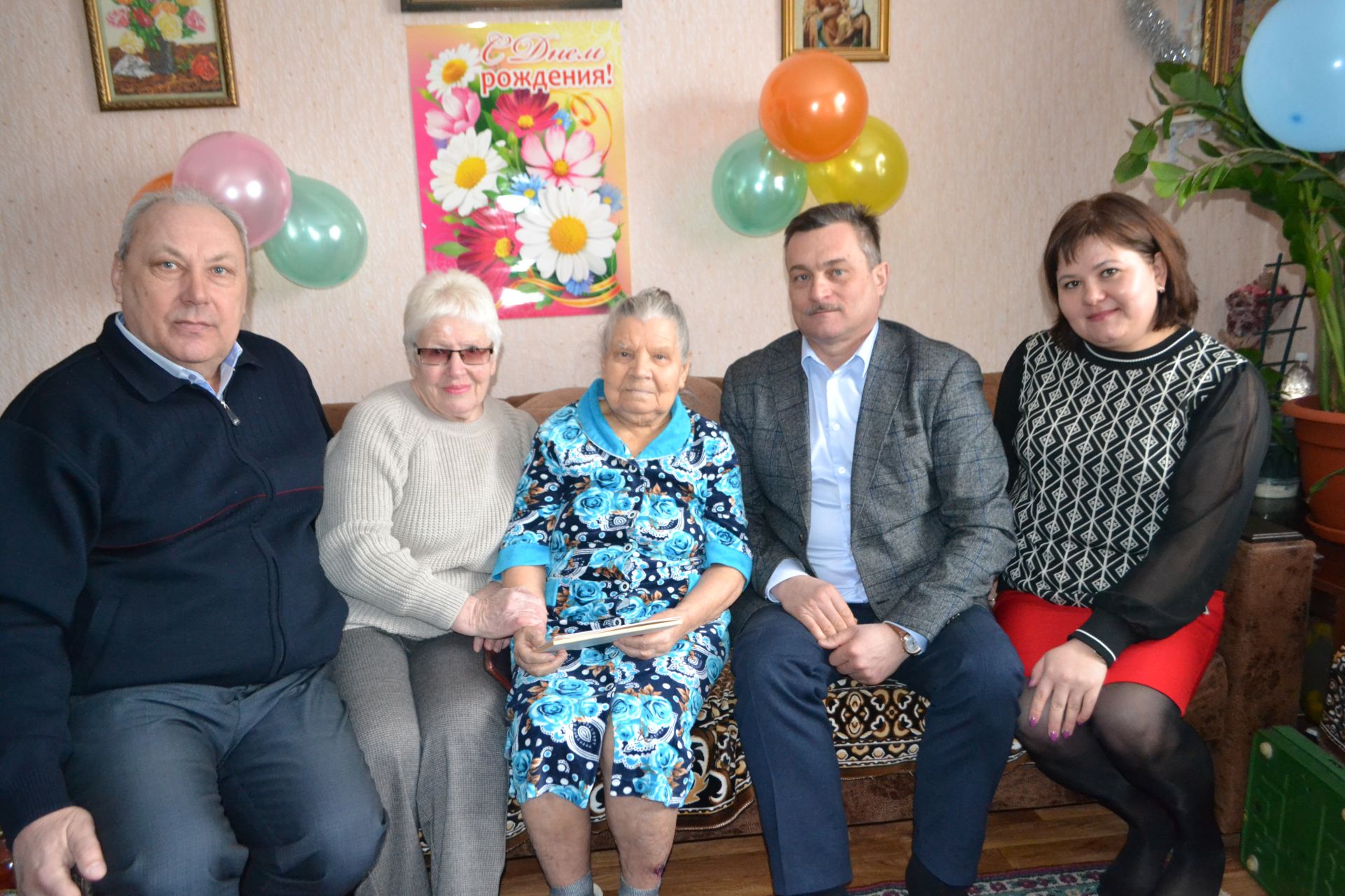 100 лет исполнилось Анне Алексеевой из Верхнего Услона
