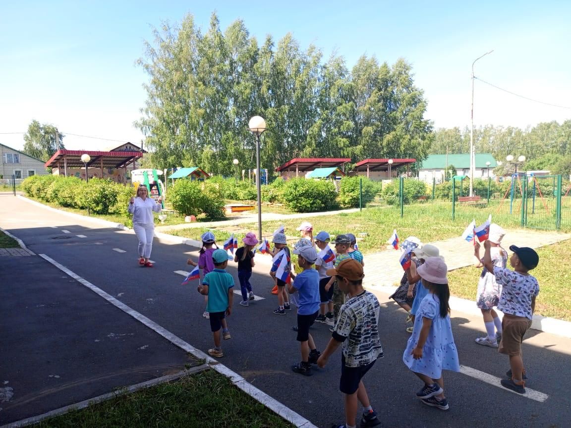 В Верхнеуслонском детсаду «Солнышко» отметили День России