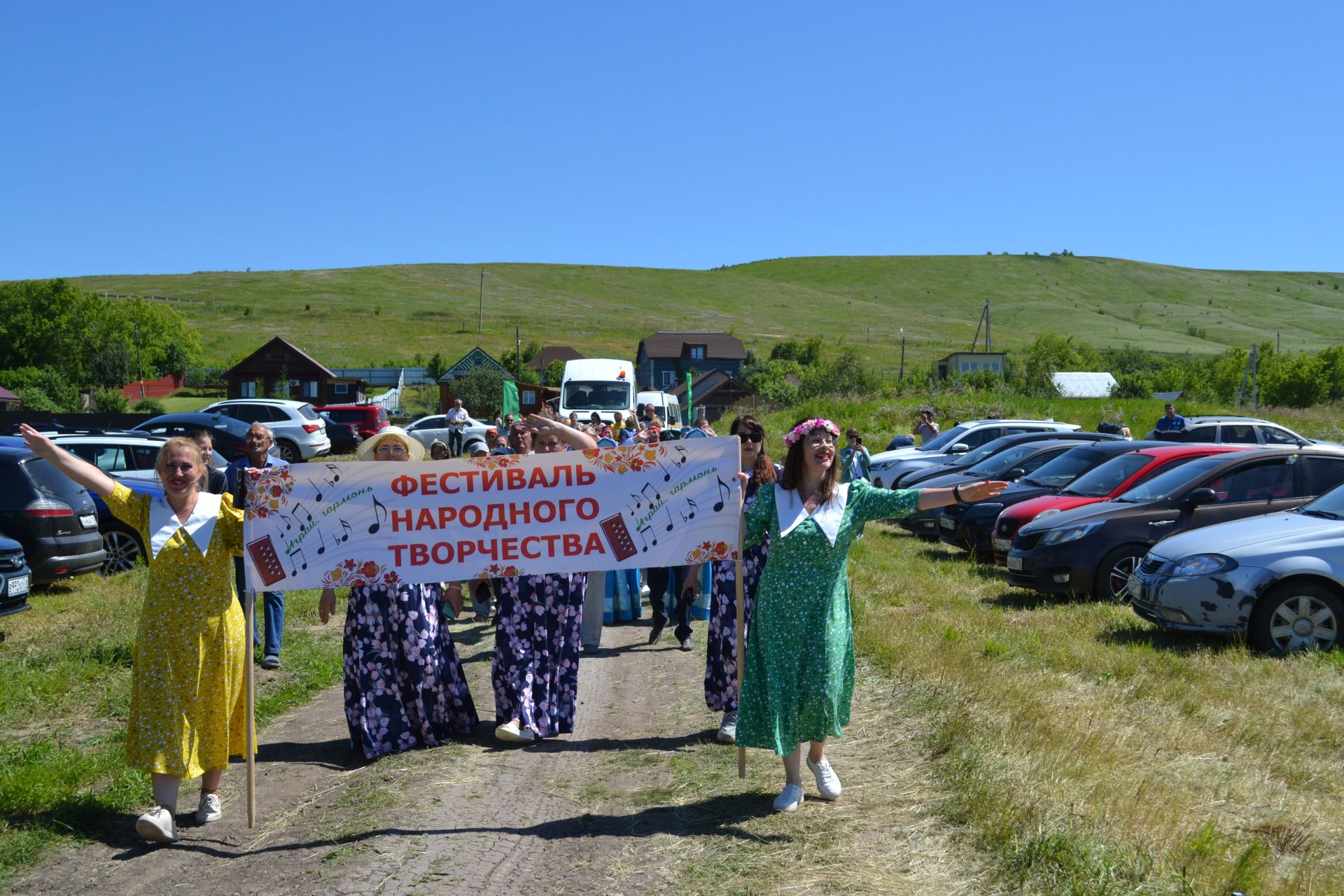 В Верхнеуслонском районе прошёл IV республиканский фестиваль гармонистов «Играй гармонь в Соболевском».