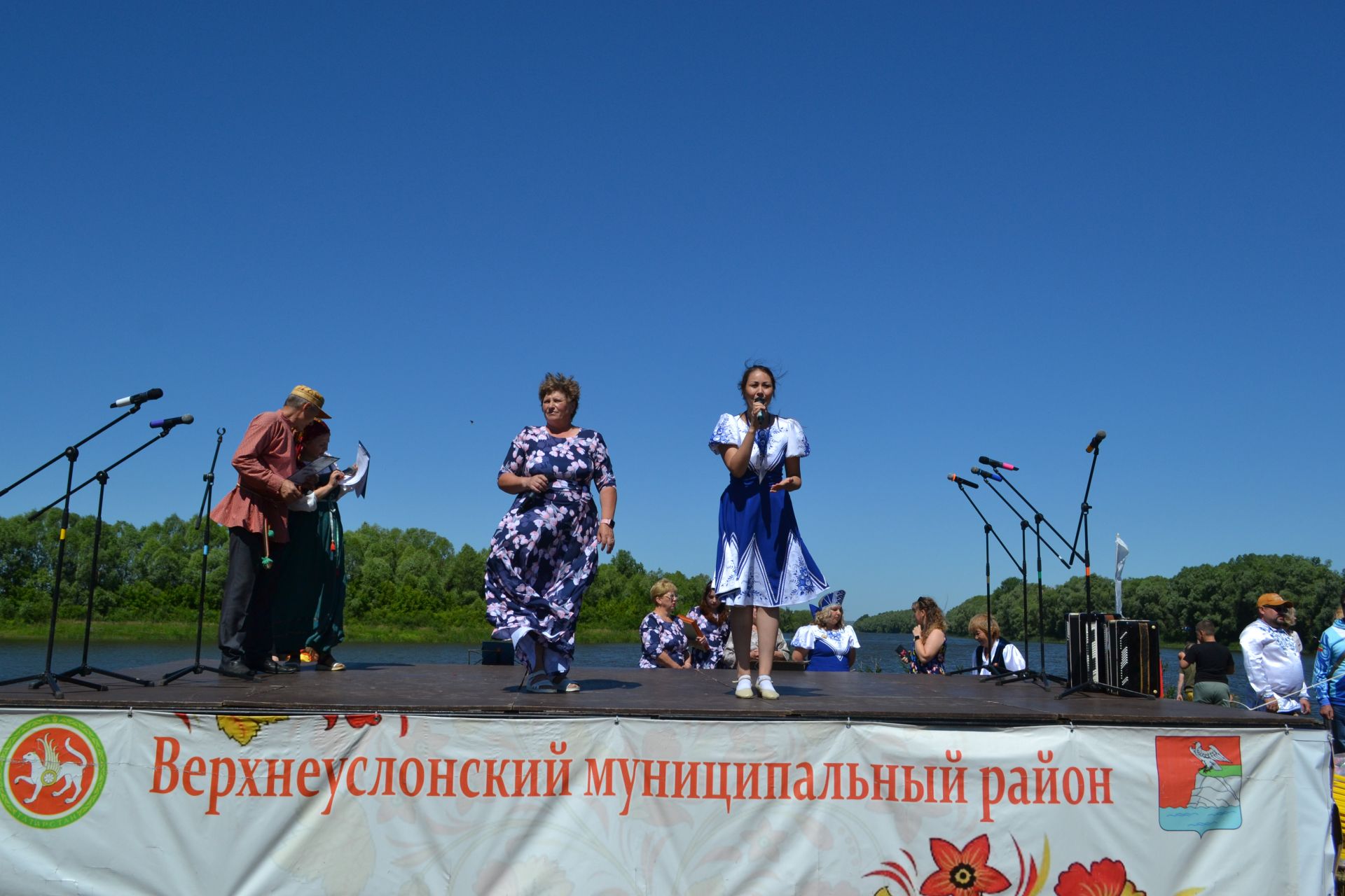 В Верхнеуслонском районе прошёл IV республиканский фестиваль гармонистов «Играй гармонь в Соболевском».