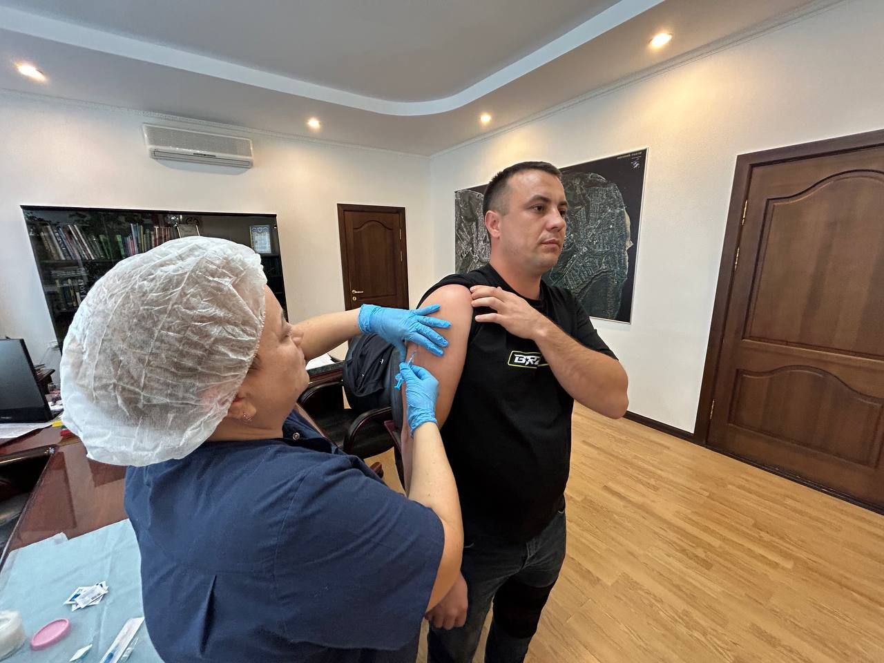 Сотрудники администрации Верхнеуслонского района прошли вакцинацию от гриппа