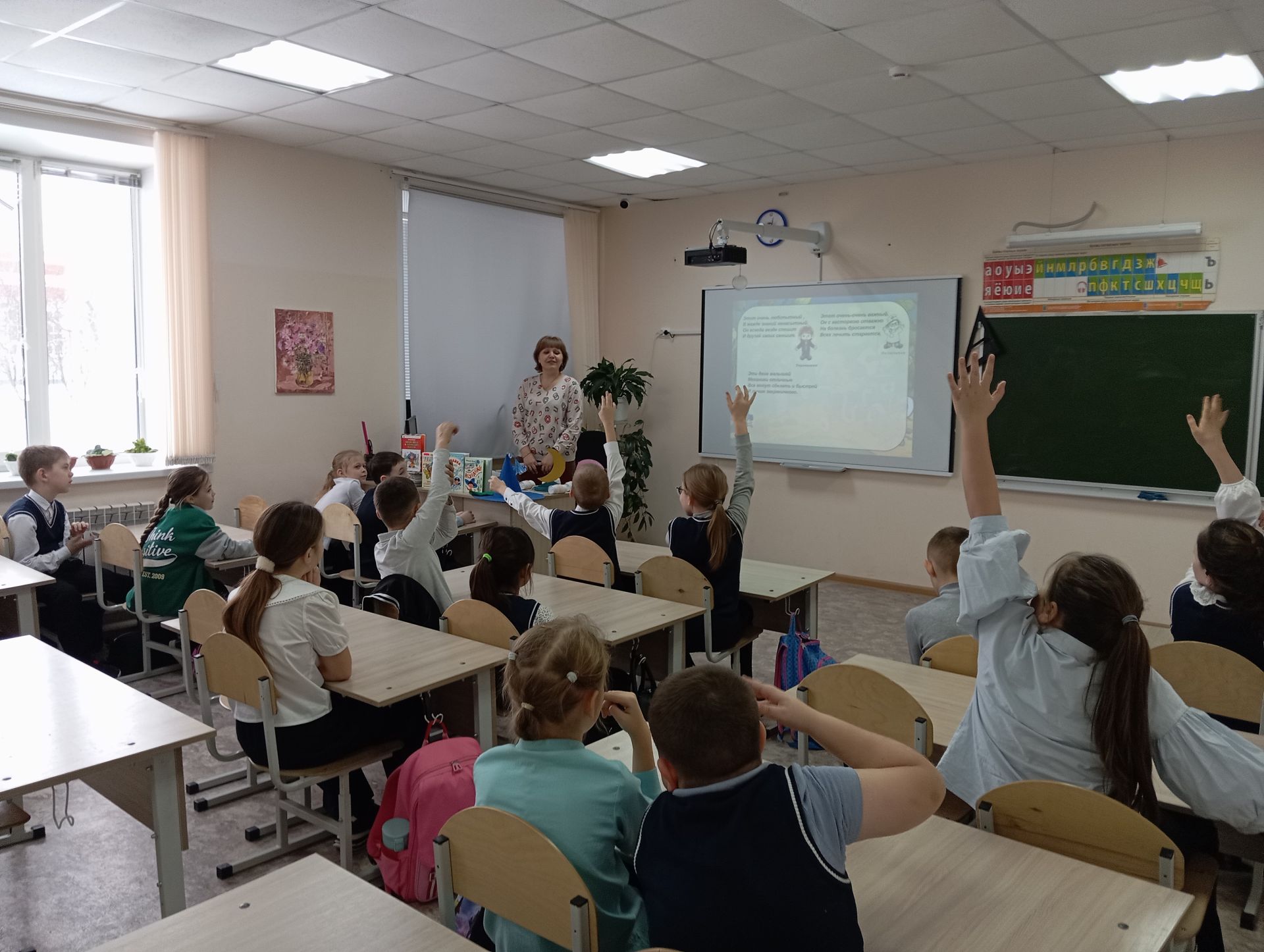 Юные гимназисты Верхнего Услона приняли участие в литературной игре