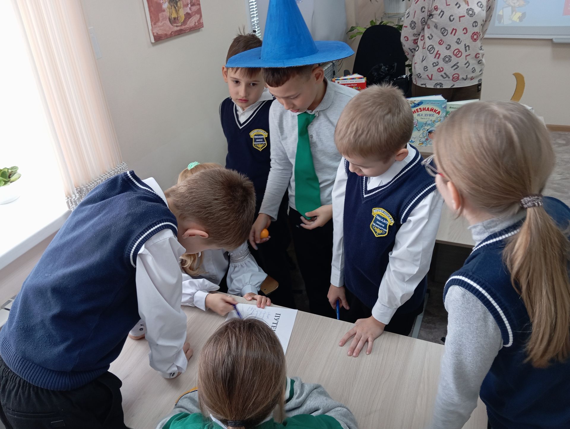 Юные гимназисты Верхнего Услона приняли участие в литературной игре