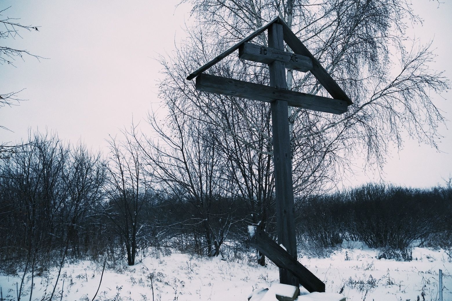 На храм в Тихом Плесе установили новые золочёные кресты