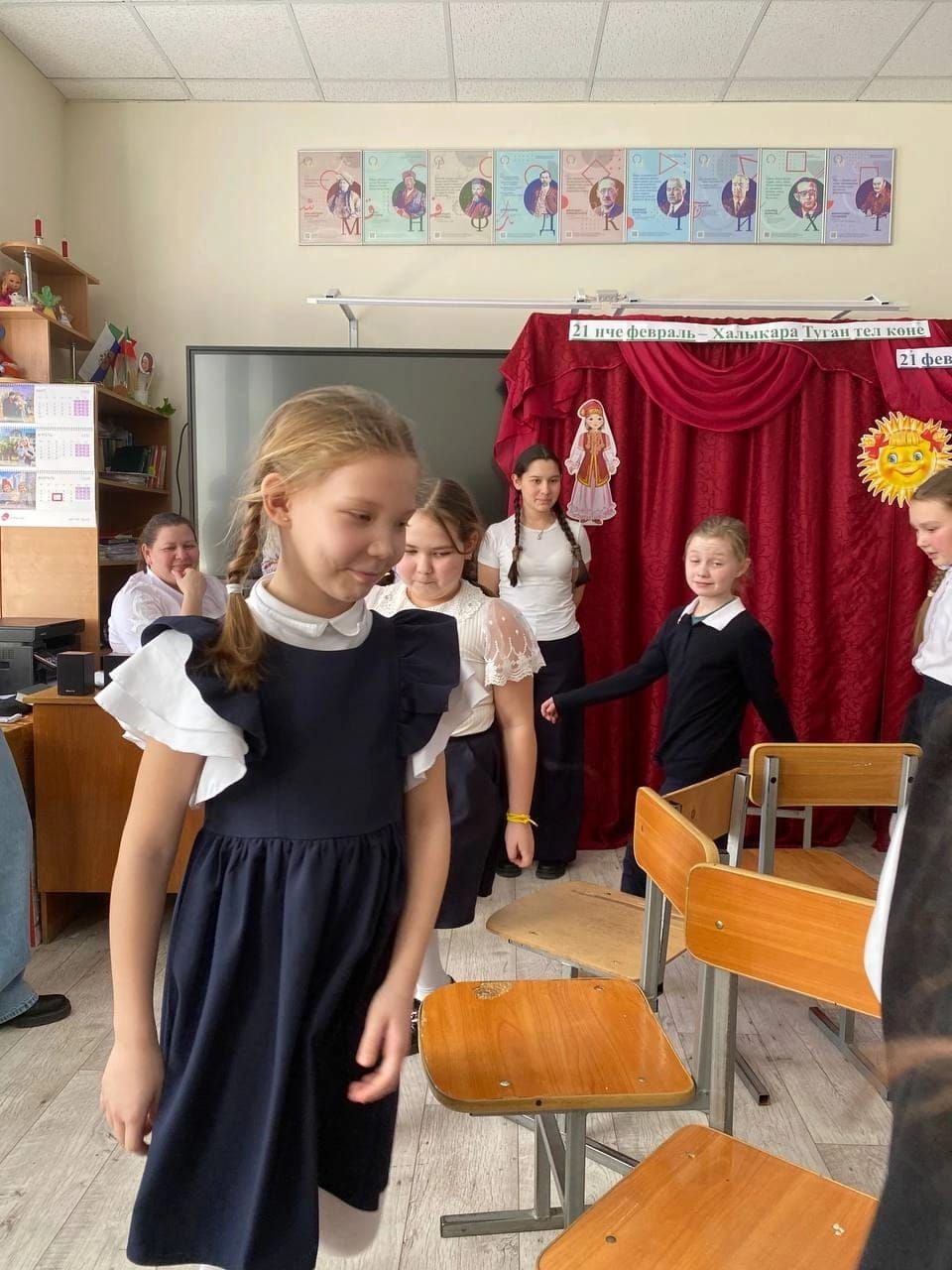 Шеланга мәктәбендә телләрне саклау буенча чара үткәрелде