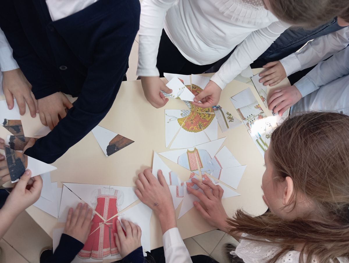 В Верхнеуслонской детской библиотеке прошли фольклорные посиделки