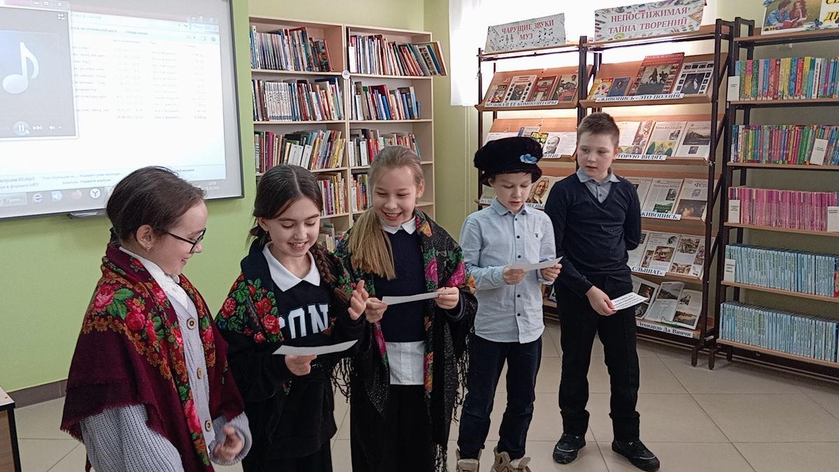 В Верхнеуслонской детской библиотеке прошли фольклорные посиделки