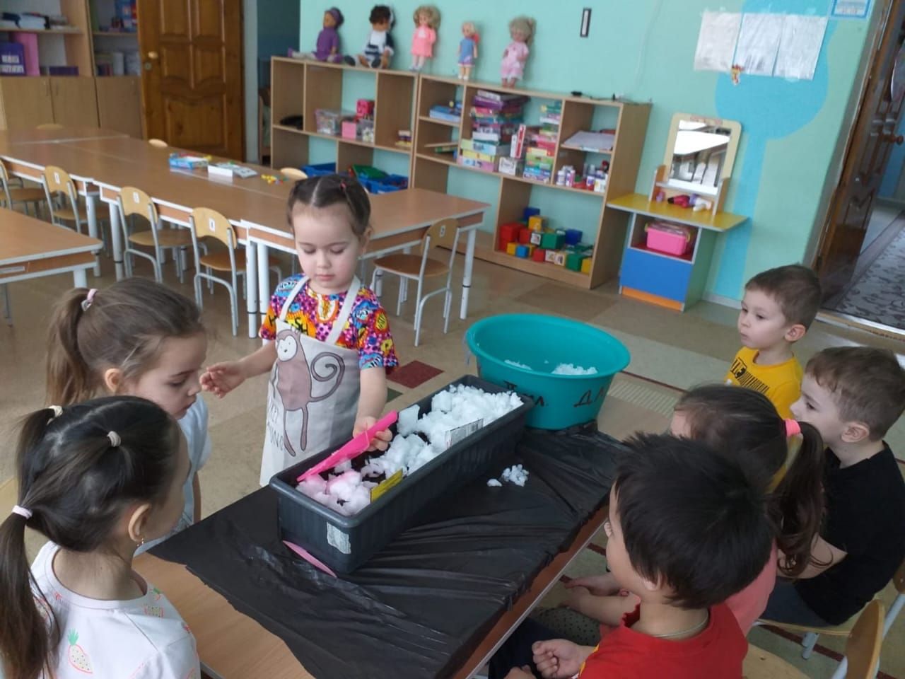 «Каенкай» балалар бакчасы чәчәк үсентеләре әзерлиләр