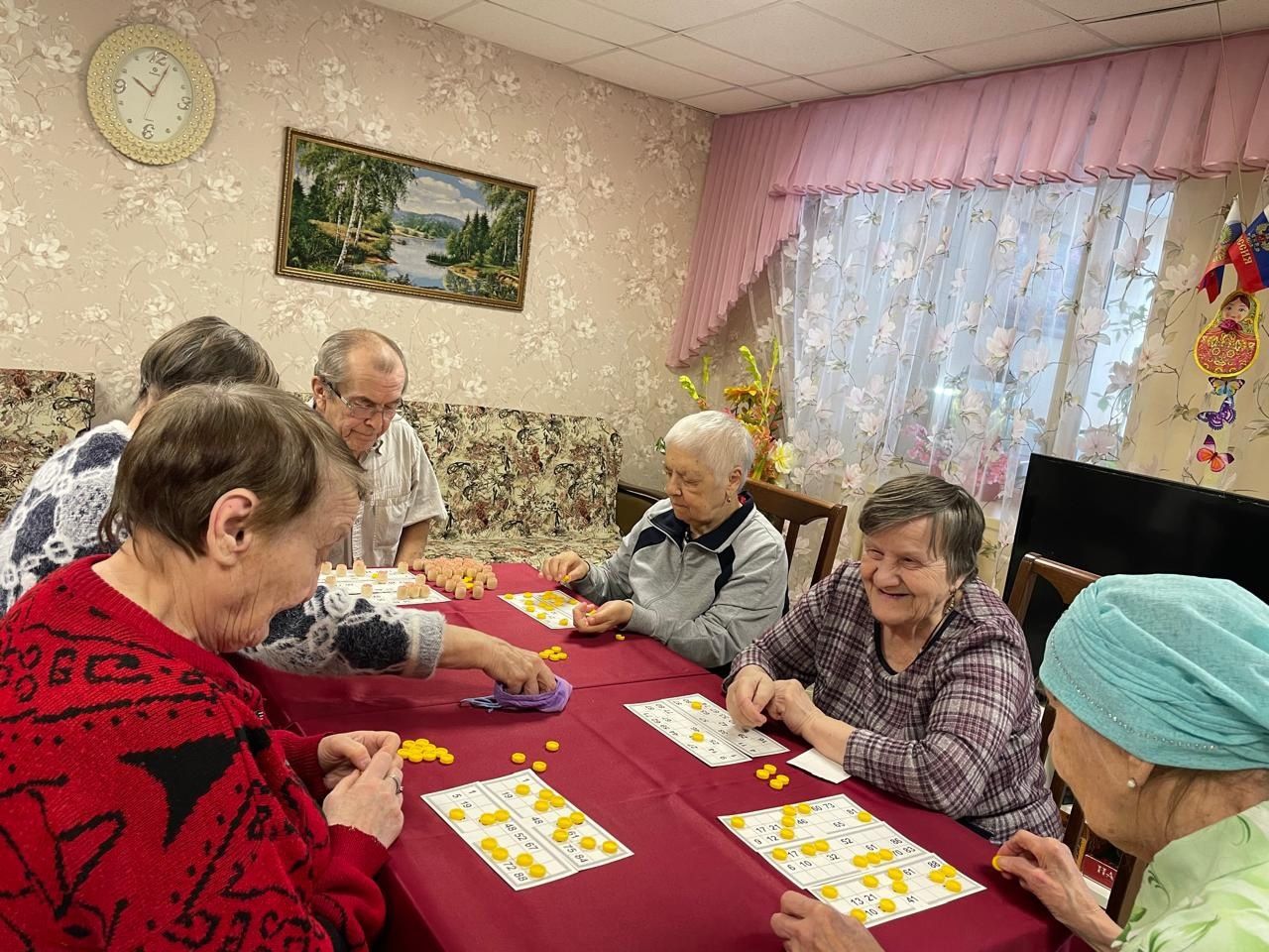 Проживающие Верхнеуслонского дома-интерната занимаются активностями