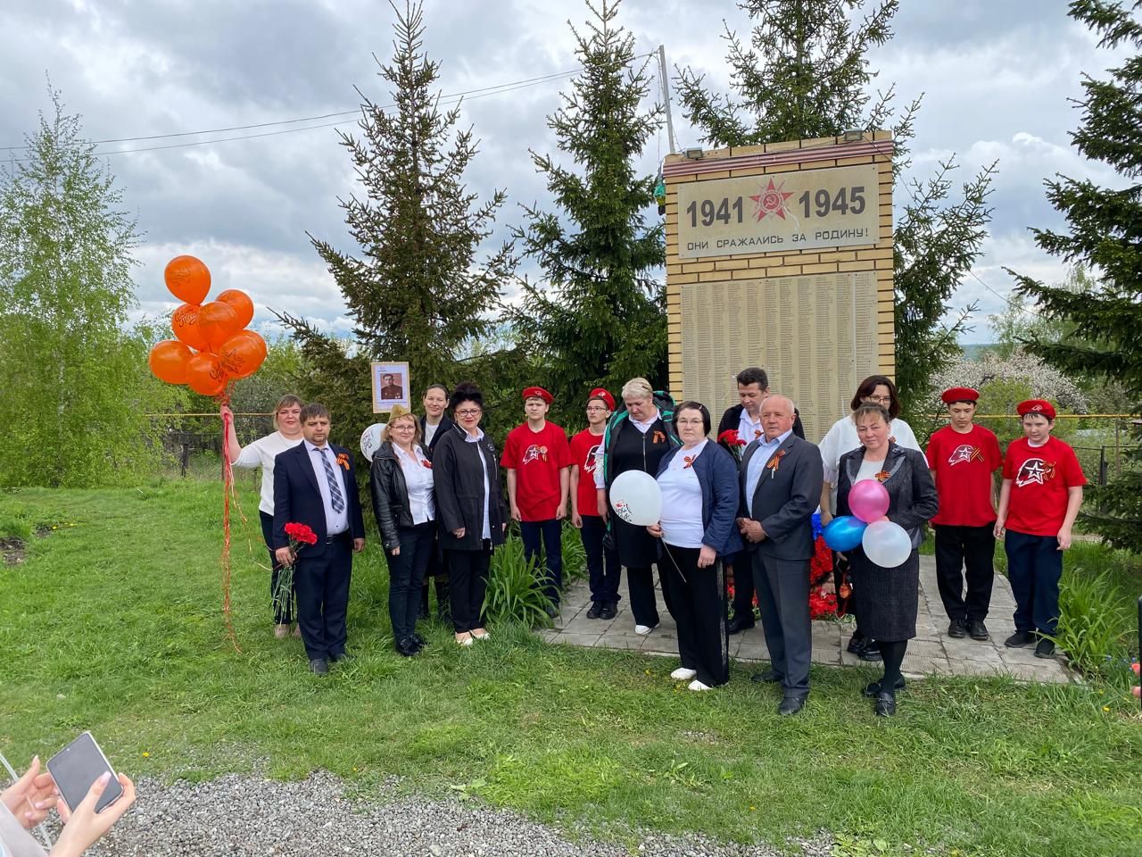 В Печищах почтили память героев в День Победы