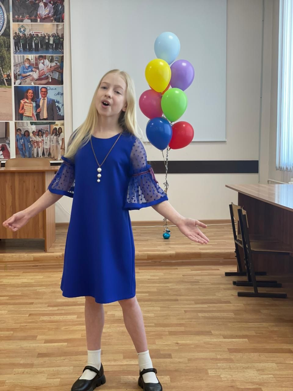 Воспитанники Верхнеуслонской школы искусств поздравили медсестер