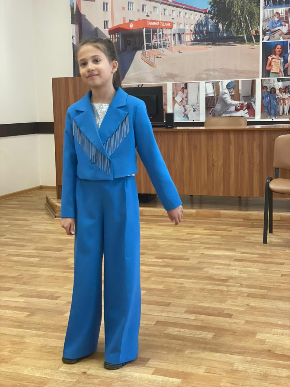 Воспитанники Верхнеуслонской школы искусств поздравили медсестер