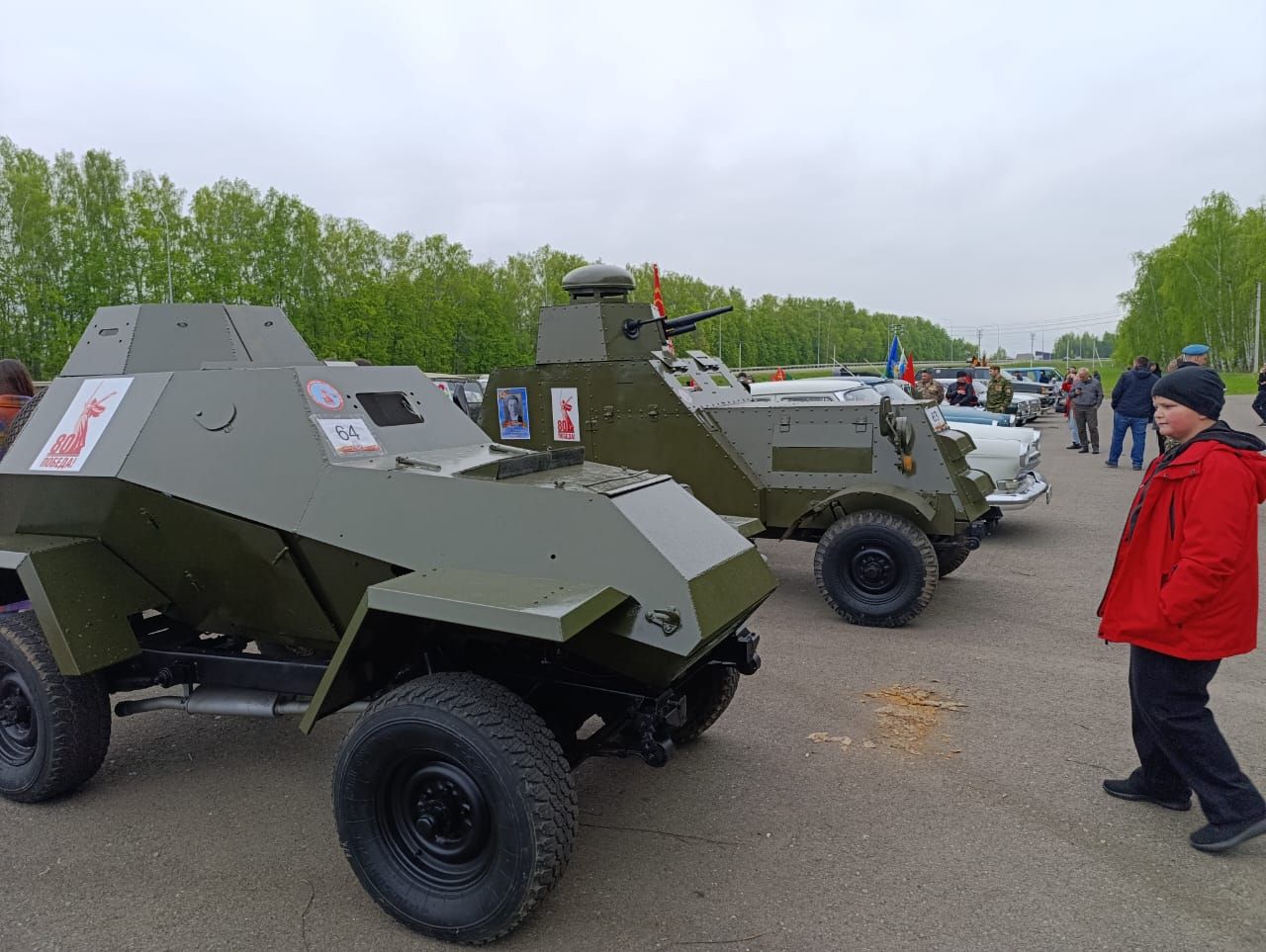 Ретро-автопробег «Казанский обвод — Дорогами памяти» побывал в Верхнем Услоне