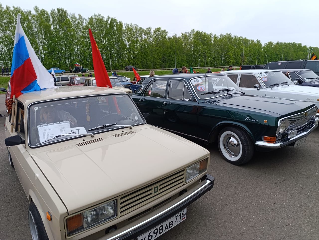 Ретро-автопробег «Казанский обвод — Дорогами памяти» побывал в Верхнем Услоне