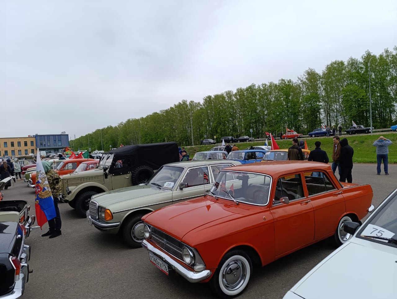 Ретро-автопробег «Казанский обвод — Дорогами памяти» побывал в Верхнем Услоне
