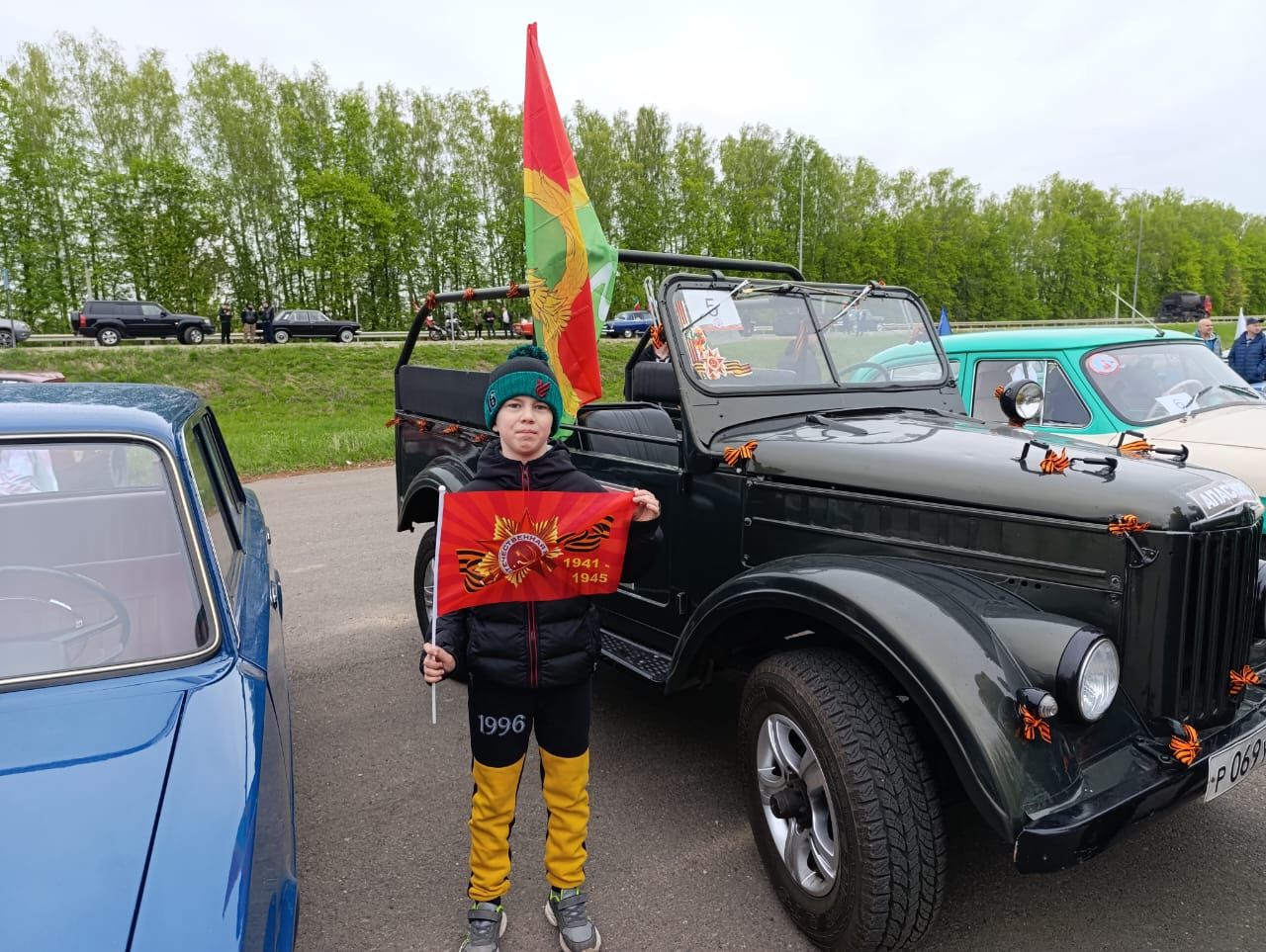 Ретро-автопробег «Казанский обвод — Дорогами памяти» побывал в Верхнем Услоне