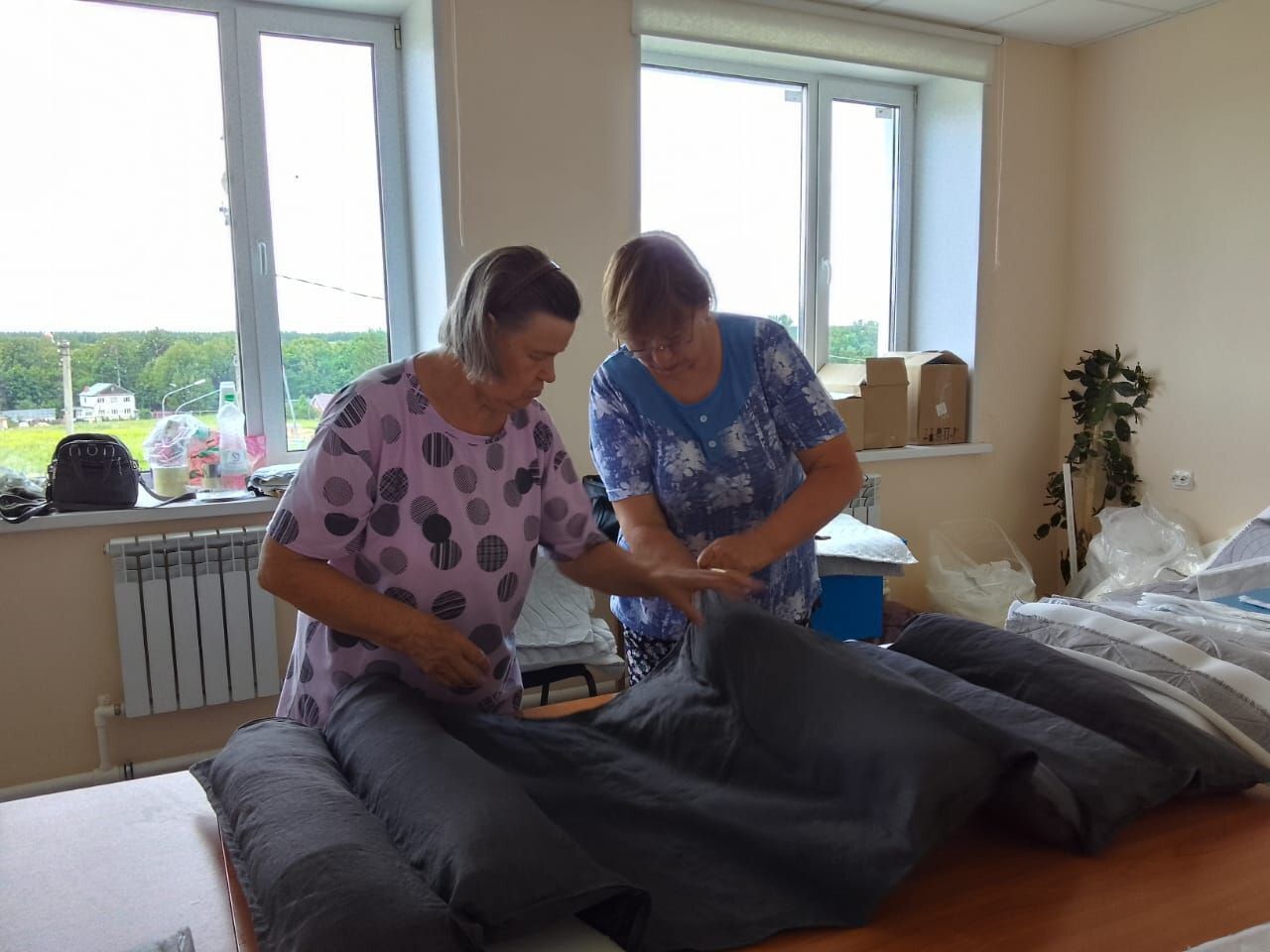 Октябрьский бистәсе волонтерлары МХО сугышчыларына ярдәм итүдә яңа ысул кертәләр