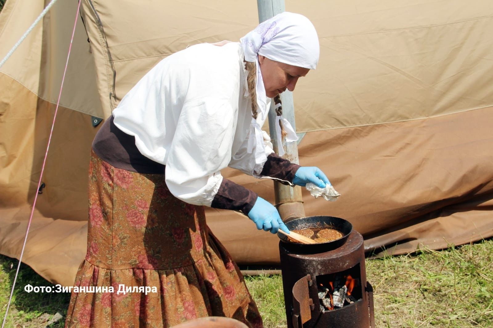 Военная реконструкция «Эльбеден» оживила историю