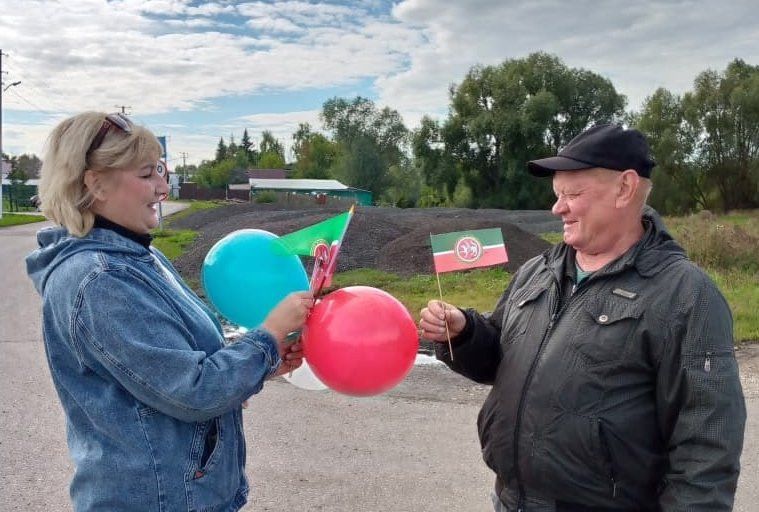 В Куралове прошла праздничная акция ко Дню Республики Татарстан