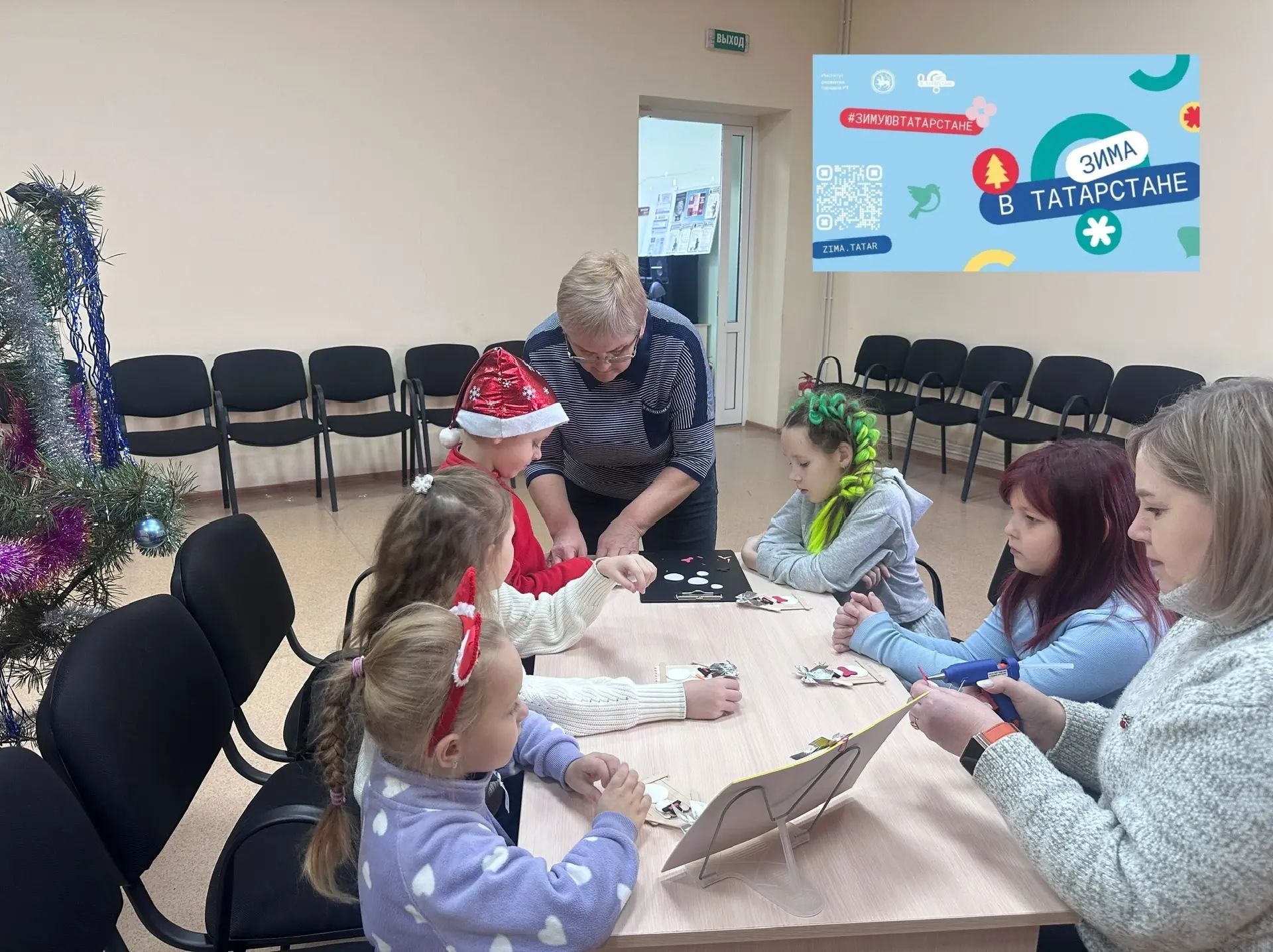 Новогодний мастер-класс для детей прошёл в Майданском СДК
