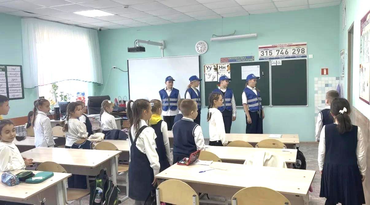 Первоклассники Верхнеуслонской гимназии прошли школу пешехода