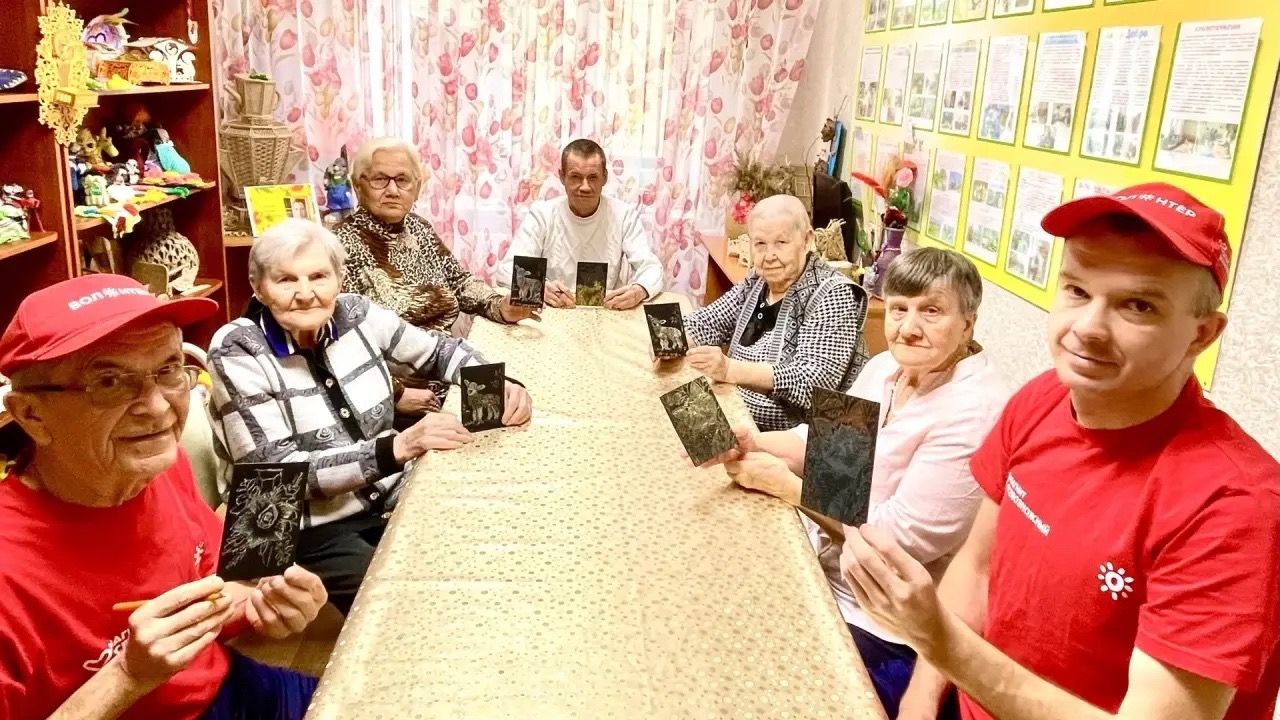 Инклюзивные волонтеры Верхнего Услона провели мастер-класс