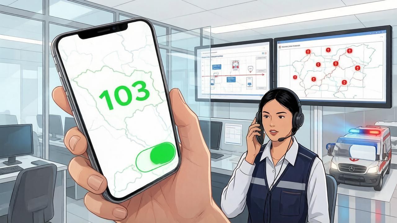 Татарстанда 103 номерлы бердәм ашыгыч ярдәм диспетчерлык хезмәте эшли башлады