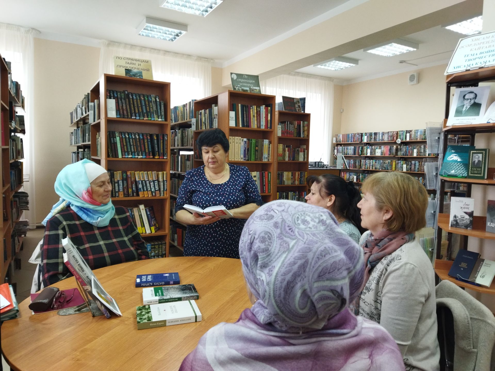 В Верхнеуслонской библиотеке вспомнили татарских писателей-фронтовиков