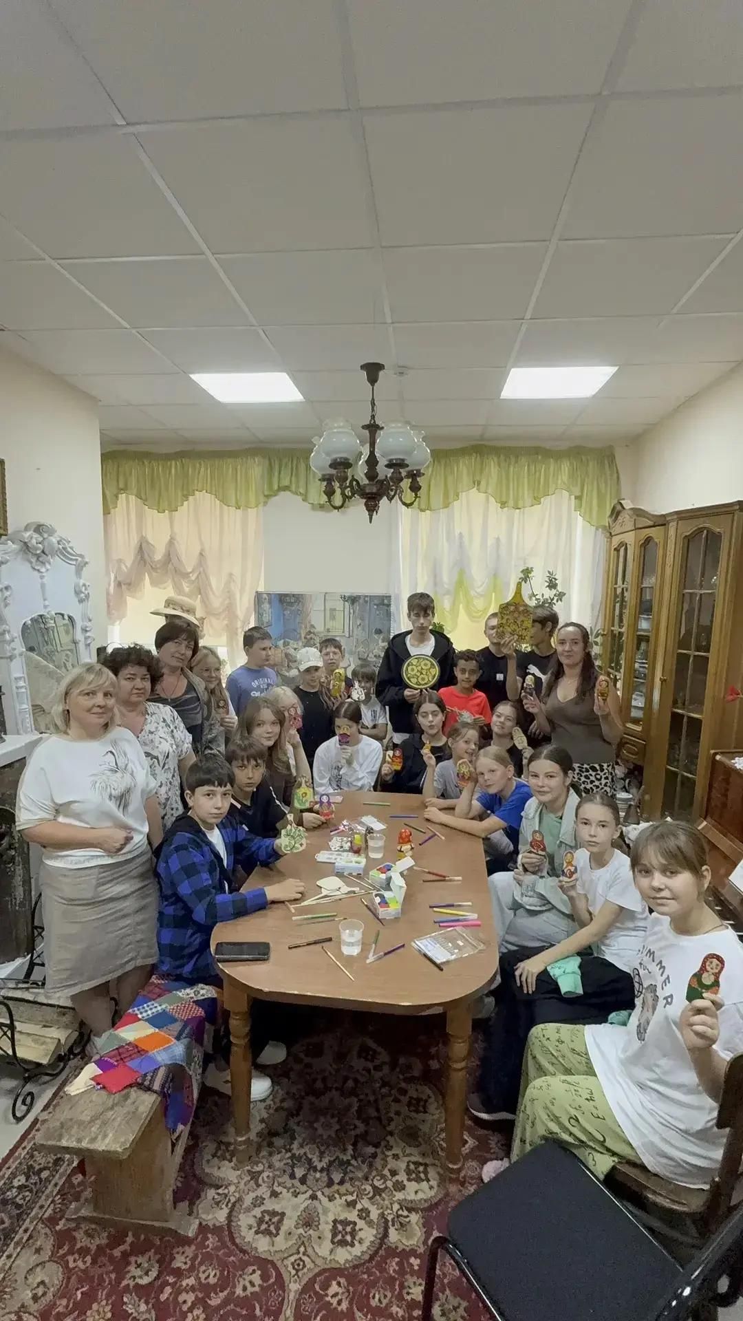 В Набережных Морквашах школьников познакомили с народными промыслами
